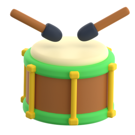 Drum  3D Icon