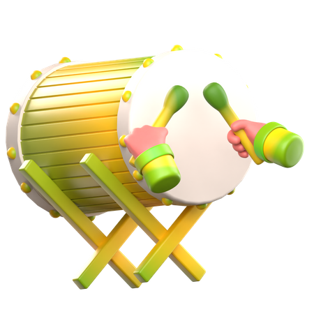 Drum  3D Icon