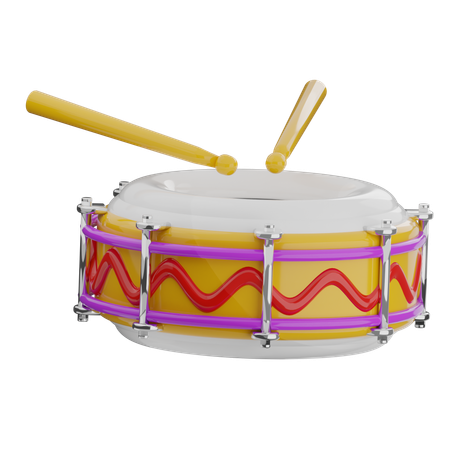 Drum  3D Icon