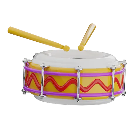 Drum  3D Icon