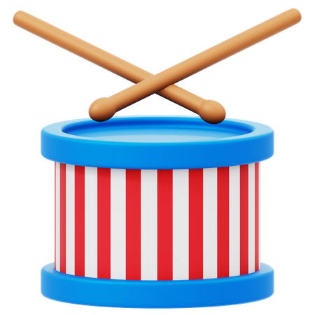 Drum  3D Icon