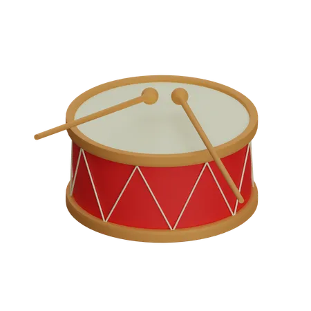 Drum  3D Icon