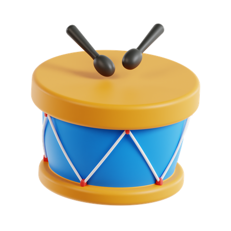 Drum  3D Icon