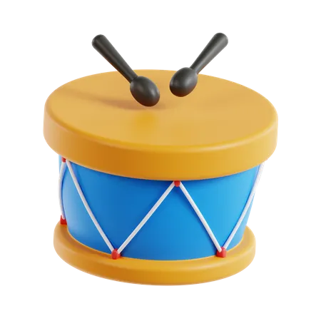 Drum  3D Icon