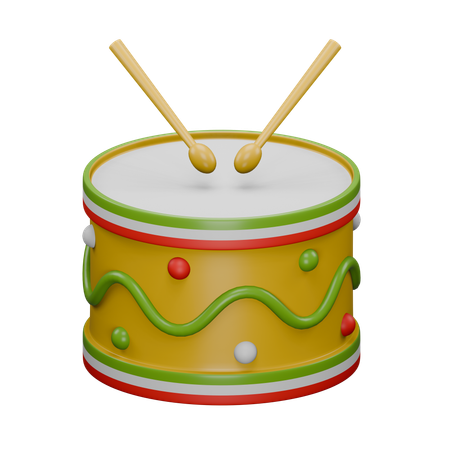 Drum  3D Icon