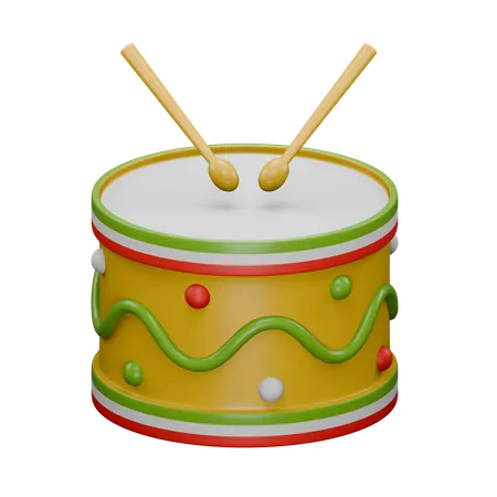 Drum  3D Icon