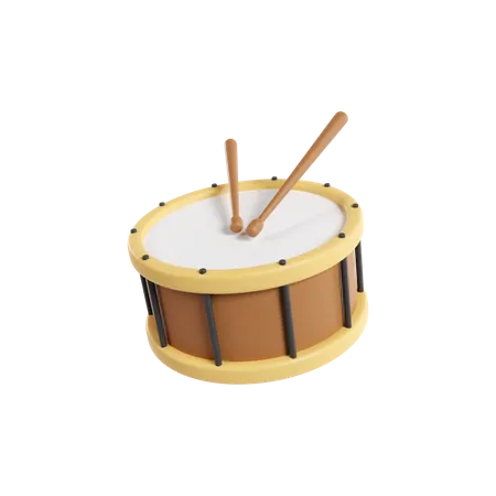 Drum  3D Icon