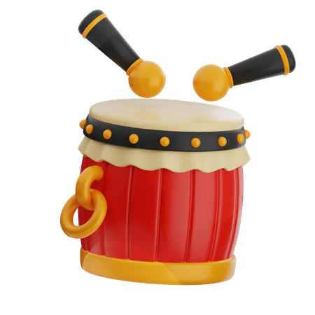 Drum  3D Icon