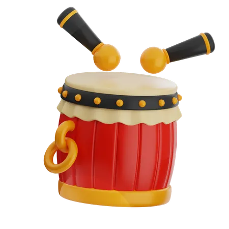 Drum  3D Icon