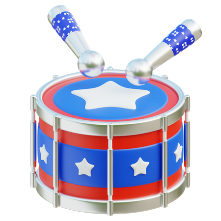 Drum  3D Icon