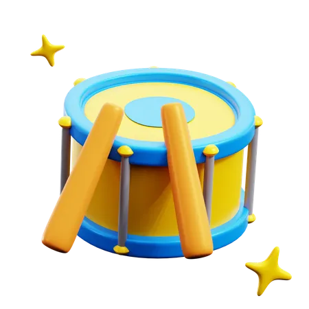 Drum  3D Icon