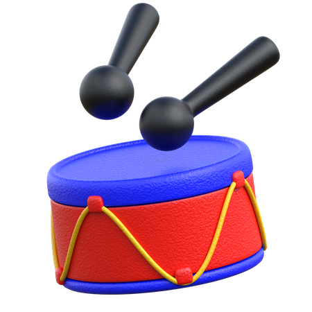 Drum  3D Icon