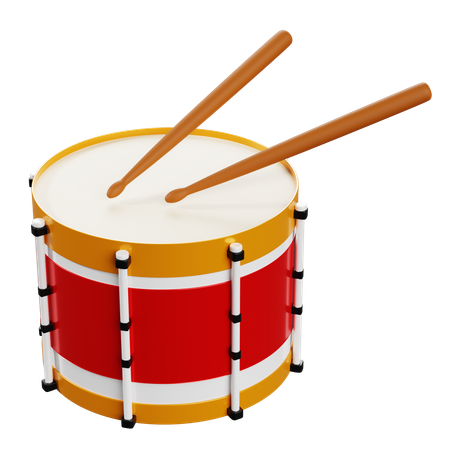 Drum  3D Icon