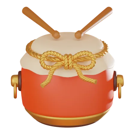 Drum  3D Icon