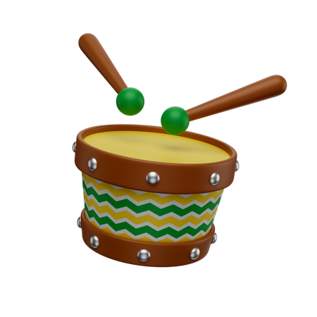 Drum  3D Icon