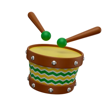 Drum  3D Icon