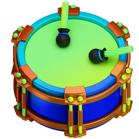 Drum  3D Icon