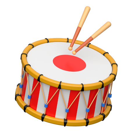 Drum  3D Icon