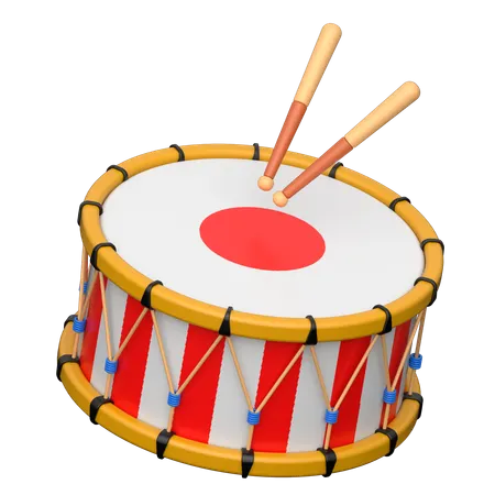 Drum  3D Icon