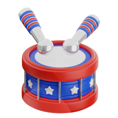 Drum  3D Icon