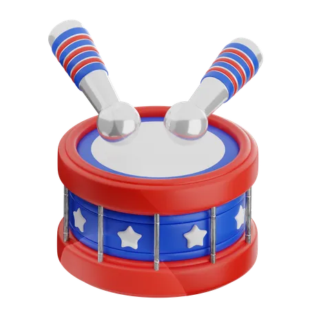 Drum  3D Icon