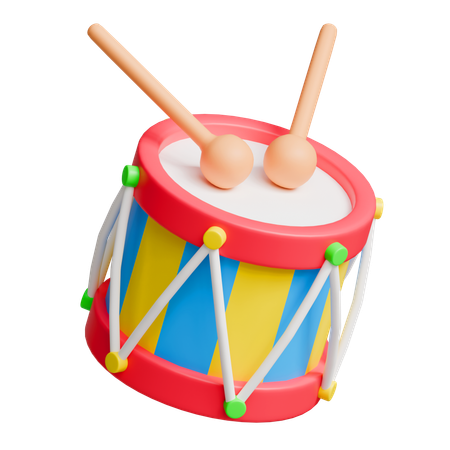 Drum  3D Icon
