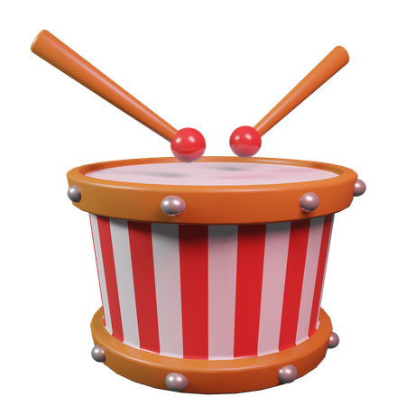 Drum  3D Icon