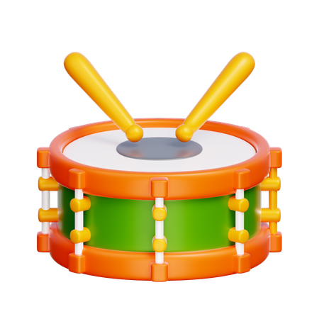 Drum  3D Icon