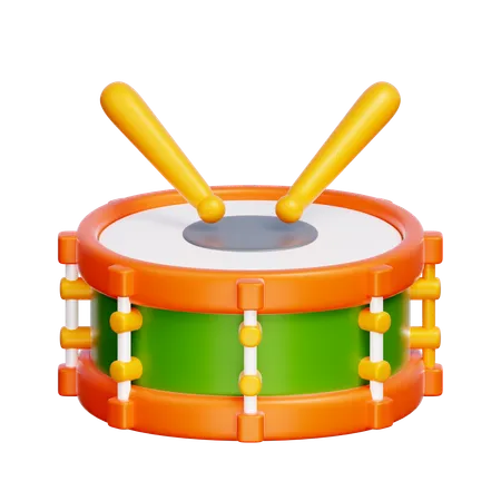 Drum  3D Icon