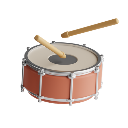 Drum  3D Icon