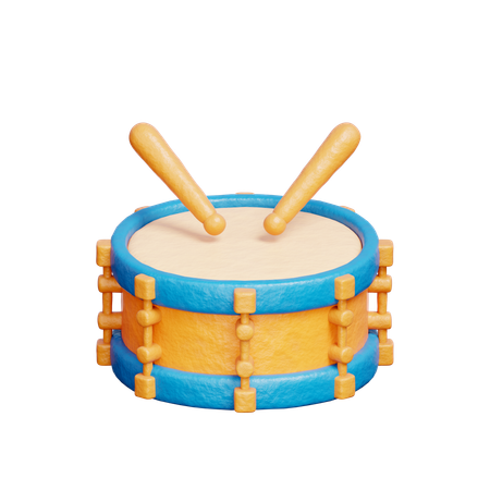 Drum  3D Icon