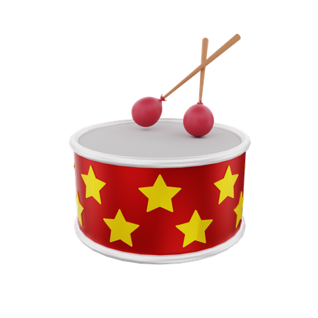 Drum  3D Icon