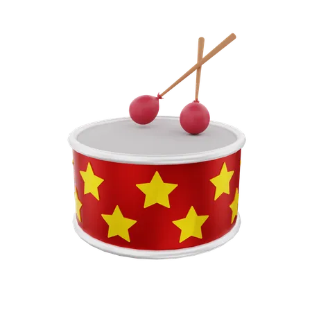 Drum  3D Icon