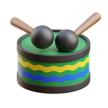 Drum  3D Icon