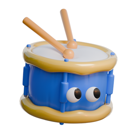 Drum  3D Icon