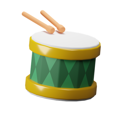 Drum  3D Icon