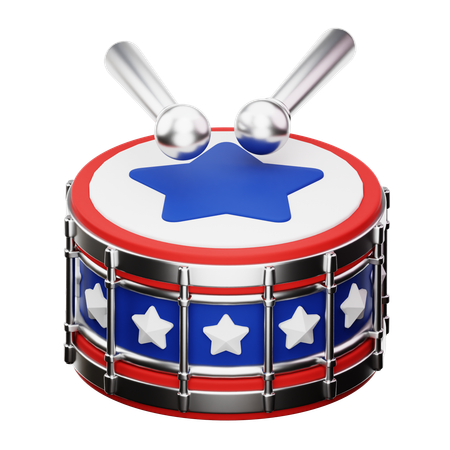 Drum  3D Icon