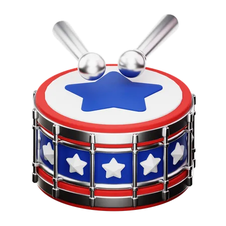 Drum  3D Icon