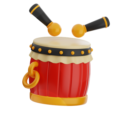Drum  3D Icon
