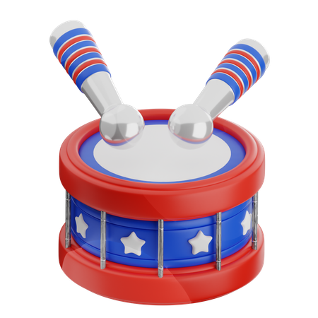 Drum  3D Icon