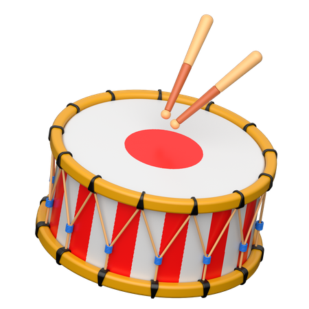 Drum  3D Icon