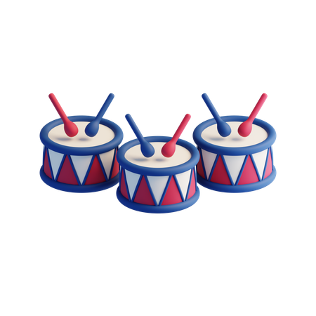Drum  3D Icon