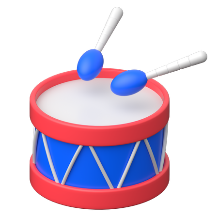 Drum  3D Icon