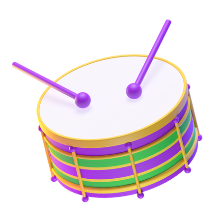 Drum  3D Icon