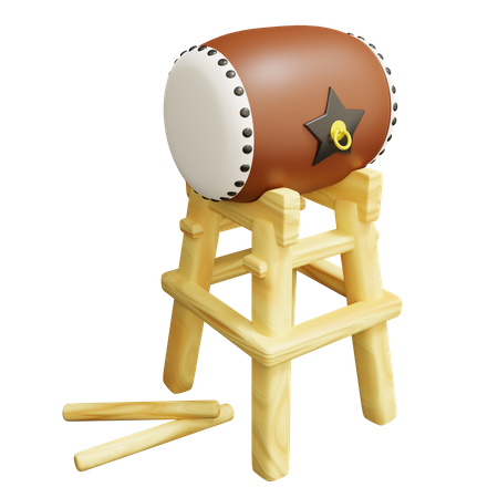 Drum  3D Icon