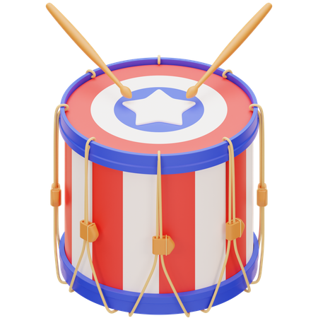 Drum  3D Icon