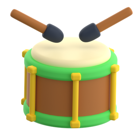 Drum  3D Icon