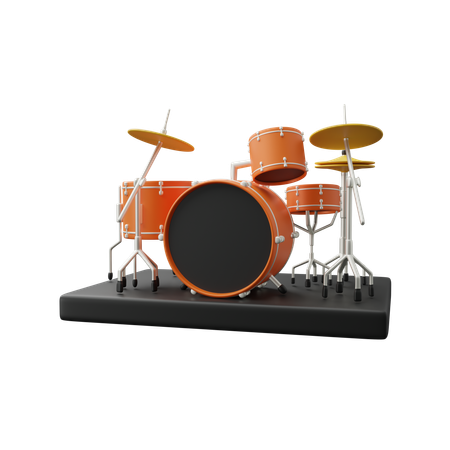 Drum  3D Icon