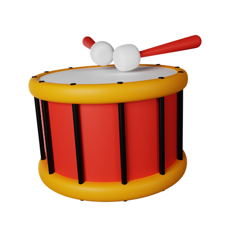 Drum  3D Icon