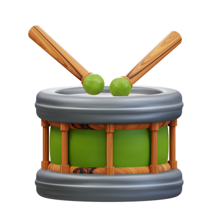 Drum  3D Icon